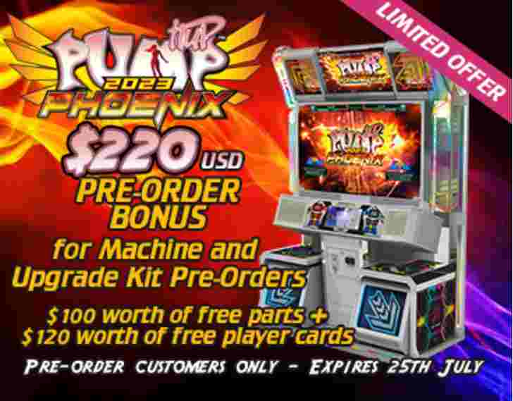 Pump it Up Phoenix Machine Bonus