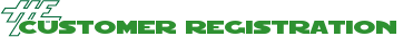 Customer Registration :