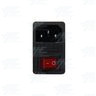 Power Socket with Fuse (Rectangle Type)