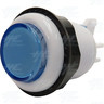 33mm White Rim Pushbutton Eco Series - Blue