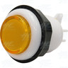 33mm White Rim Pushbutton Eco Series - Yellow