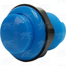 33mm Arcade Push Button with Inbuilt Microswitch - Blue - Convex
