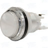 33mm Clear Top Illuminated Push Button Set - White