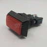 Rectangular High Profile Illuminated Push-Button - Red - No Bulb Included