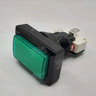 Rectangular Low Profile Illuminated Push-Button - Green - Bulb Included