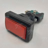 Rectangular Low Profile Illuminated Push-Button - Red - No Bulb Included 