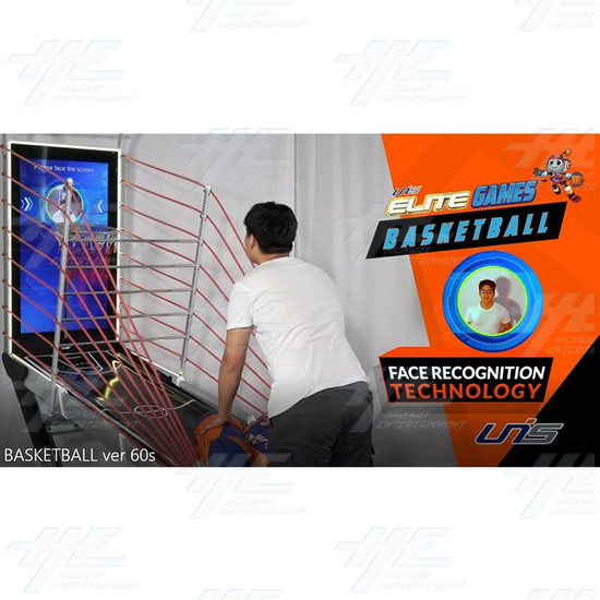 Elite Basketball -  Fitness Sports Machine - Basketball Elite - Facial Recognition Camera