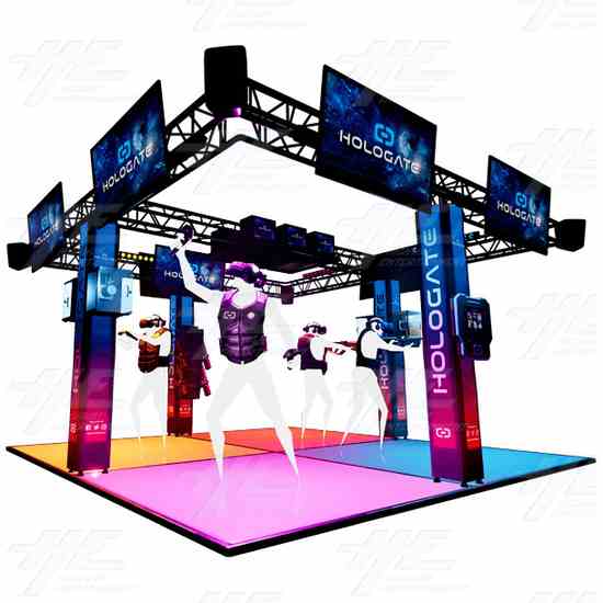 Hologate Arena - Compact Turnkey 4 Player VR Platform - HOLOGATE Arena