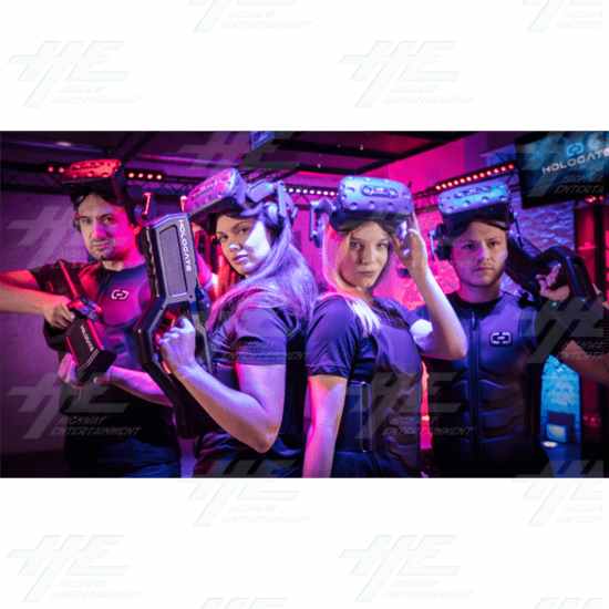 Hologate Arena - Compact Turnkey 4 Player VR Platform - 4 Player Action