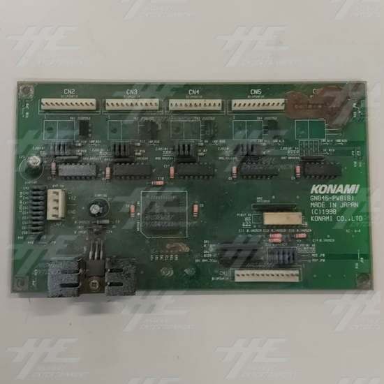 Konami DanceDanceRevolution Stage I/O board GN845 PWB (B) - Konami DanceDanceRevolution Stage I/O board GN845 PWB (B)