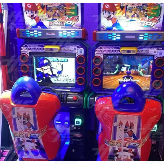 Mario Kart Arcade GP 2 Driving Machine - 4 Player Set - Mario Kart 2
