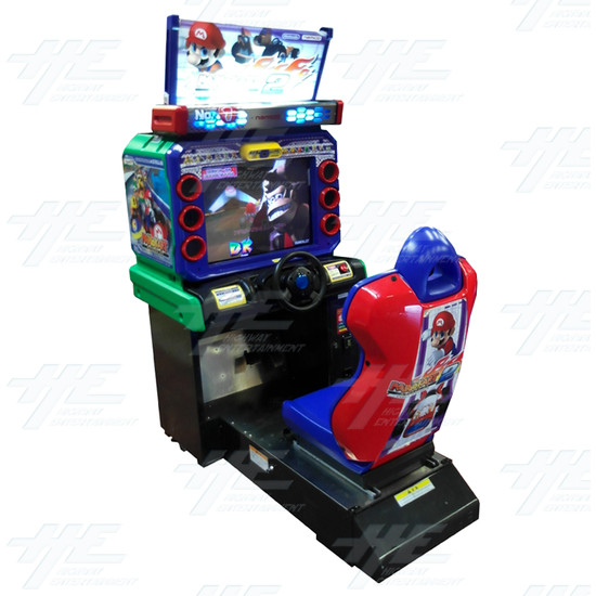 Mario Kart Arcade GP 2 Driving Machine - 4 Player Set - Full View