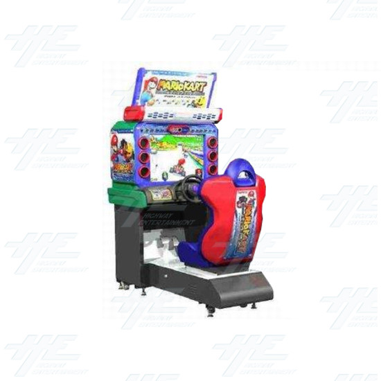 Mario Kart Arcade GP 2 Driving Machine - 4 Player Set - Full View