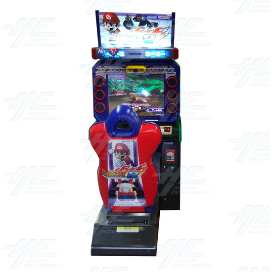 Mario Kart Arcade GP 2 Driving Machine - 4 Player Set - Front View