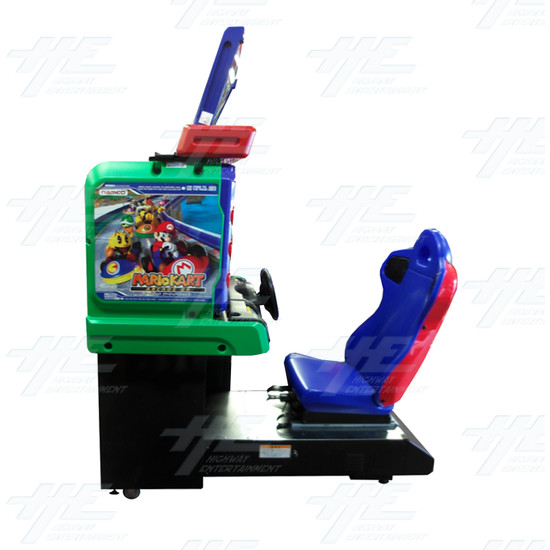 Mario Kart Arcade GP 2 Driving Machine - 4 Player Set - Side View