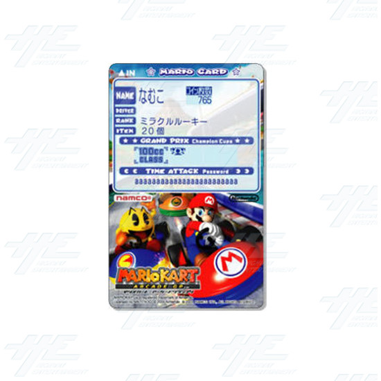 Mario Kart Arcade GP 2 Driving Machine - 4 Player Set - Mario Card