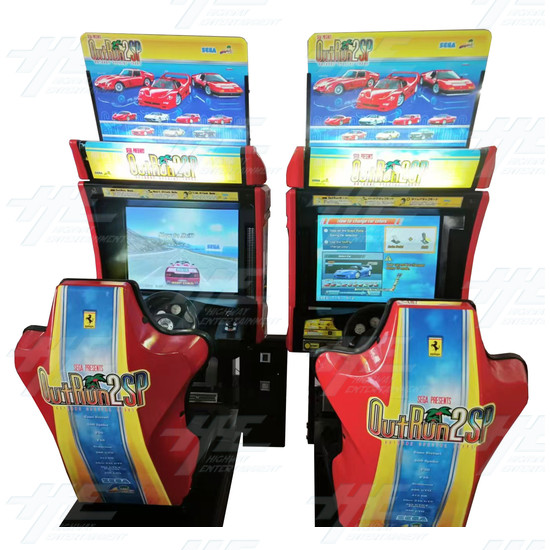 Outrun 2 SP Twin Arcade Driving Machine - Outrun 2 SP Twin - Front View