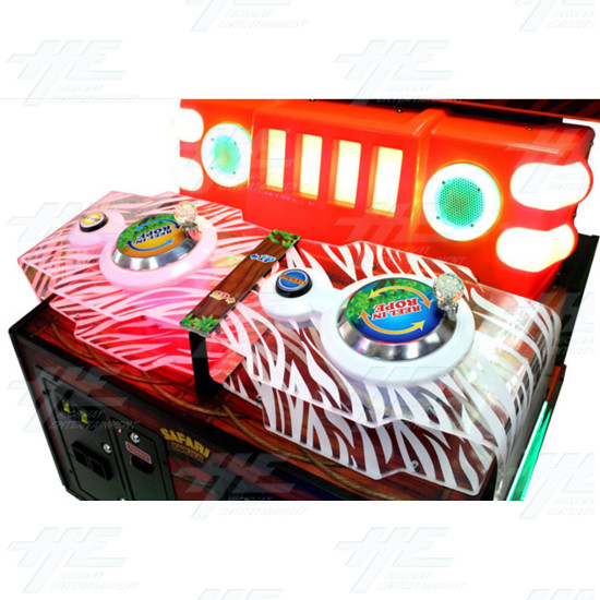 Safari Ranger 4 Player Arcade Machine - Safari Ranger DLX Arcade Machine - Controls