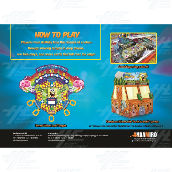 Spongebob Pineapple Arcade Machine - Spongebob Pineapple Arcade Machine Brochure