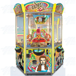Wizard of Oz 3 Player Coin Pusher Arcade Game